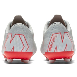 Zapatos de fútbol Nike Mercurial Vapor 12 Academy Mg Jr AH7347060 multicolor plata 4