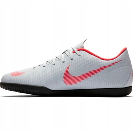 Zapatillas de fútbol Nike Mercurial Vapor X 12 Club Ic Jr AH7354 060 multicolor gris 2