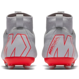 Zapatos de fútbol Nike Mercurial Superfly 6 Academy Mg Jr AH7337 060 gris plata 4