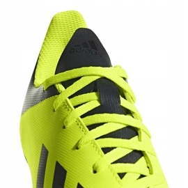 Botas de fútbol adidas X 18.4 FxG Jr DB2420 amarillo amarillo 4