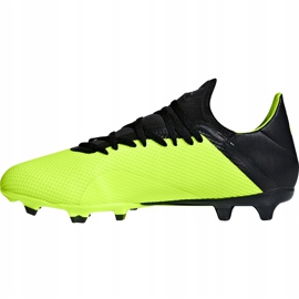 Botas de fútbol adidas X 18.3 Fg DB2183 amarillo amarillo 2
