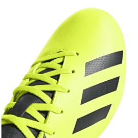 Botas de fútbol adidas X 18.4 FxG Jr DB2420 amarillo amarillo 3