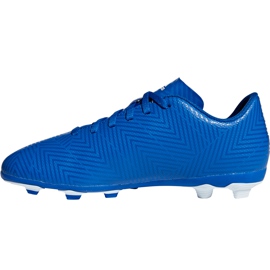 Botas de fútbol adidas Nemeziz 18.4 FxG Jr DB2357 multicolor azul 2