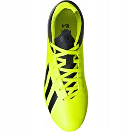 Botas de fútbol adidas X 18.4 FxG Jr DB2420 amarillo amarillo 1