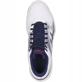 Zapatillas de voleibol Asics Gel-Task Mt B703Y 100 para hombre blanco azul marino blanco 1
