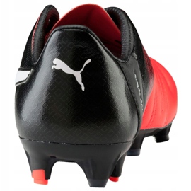 Botas de fútbol Puma evoPower 1.3 Lth Fg 103850 01 multicolor naranja 3
