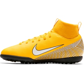 Zapatillas de fútbol Nike Mercurial Superfly X 6 Club Neymar Tf Jr AO2894 710 multicolor amarillo 2