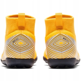 Zapatillas de fútbol Nike Mercurial Superfly X 6 Club Neymar Tf Jr AO2894 710 multicolor amarillo 4