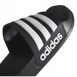 Zapatillas Adidas Adilette Shower negras AQ1701 blanco negro 5