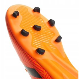 Las botas de fútbol adidas Nemeziz 18.3 Fg Jr DB2352 multicolor naranja 3