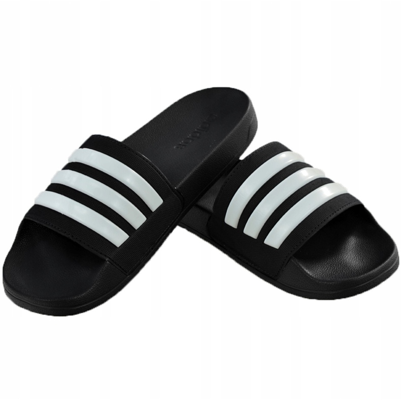 Zapatillas Adidas Adilette Shower negras AQ1701 blanco negro 1