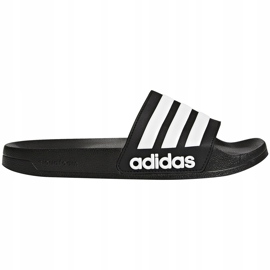 Zapatillas Adidas Adilette Shower negras AQ1701 blanco negro 2