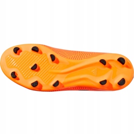 Las botas de fútbol adidas Nemeziz 18.3 Fg Jr DB2352 multicolor naranja 4