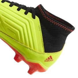Botas de fútbol adidas Predator 18.3 Fg Jr DB2319 multicolor amarillo 4