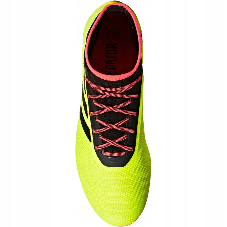 Botas de fútbol adidas Predator 18.2 Fg DB1997 multicolor amarillo 1