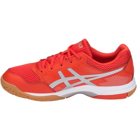 Zapatillas de voleibol Asics Gel-Rocket 8 B706Y 0693 para hombre multicolor naranja 2