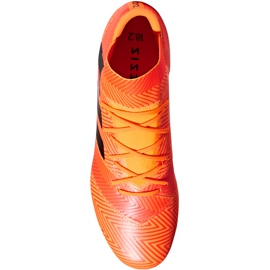 Botas de fútbol adidas Nemeziz 18.2 Fg DA9580 multicolor naranja 1