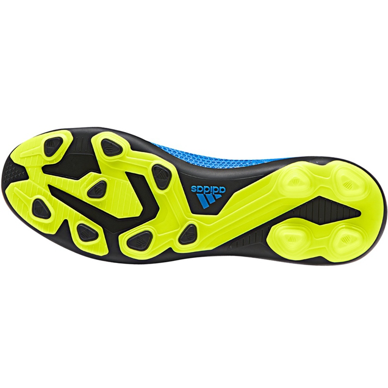 Botas de fútbol adidas X 18.4 FxG Jr DB2419 multicolor azul 1