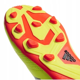 Botas de fútbol adidas Predator 18.4 FxG Jr DB2321 multicolor verde 5