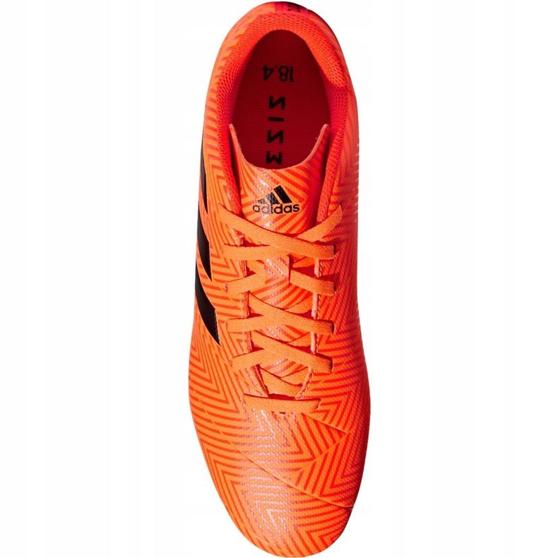 Botas de fútbol adidas Nemeziz 18.4 FxG DA9594 multicolor naranja 1