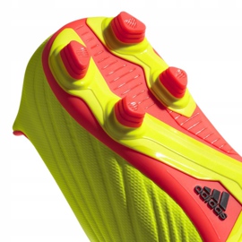 Botas de fútbol adidas Predator 18.4 FxG DB2005 multicolor amarillo 5