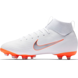 Zapatillas de fútbol Nike Mercurial Superfly 6 Academy Mg Jr AH7337 107 multicolor blanco 2