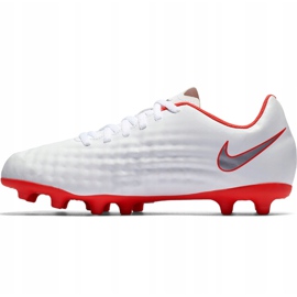 Botas de fútbol Nike Magista Obra 2 Club Fg Jr AH7314 107 blanco blanco 2
