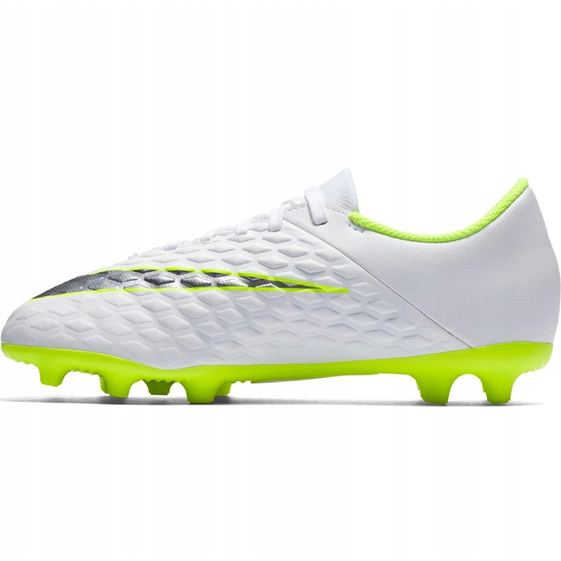 Zapatos de fútbol Nike Hypervenom 3 Club Fg Jr AJ4146 107 blanco blanco 1