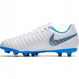 Zapatillas de fútbol Nike Tiempo Legend 7 Club Fg Jr AH7255 107 multicolor blanco 1