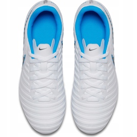 Zapatillas de fútbol Nike Tiempo Legend 7 Club Fg Jr AH7255 107 multicolor blanco 3