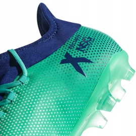 Botas de fútbol adidas X 17.2 Fg CP9189 multicolor verde 3