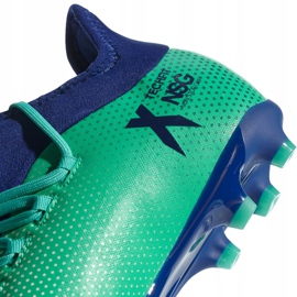 Botas de fútbol adidas X 17.1 Fg Jr CP8980 multicolor azul 3