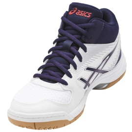 Zapatillas de voleibol Asics Gel-Task Mt B753Y 0133 para mujer blanco 3