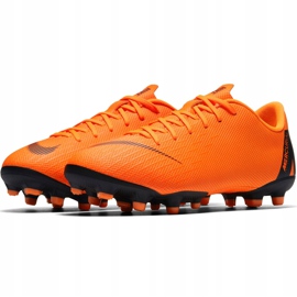 Zapatos de fútbol Nike Mercurial Vapor 12 Academy Mg Jr AH7347 810 naranja 2