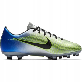 Calzado de fútbol Nike Mercurial Victory 6 Neymar Fg Jr 921488407 gris plata 2