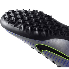 Calzado de fútbol Nike Mercurial X Victory 6 Df Neymar Tf 921514407 verde, azul, gris / plateado azul 6