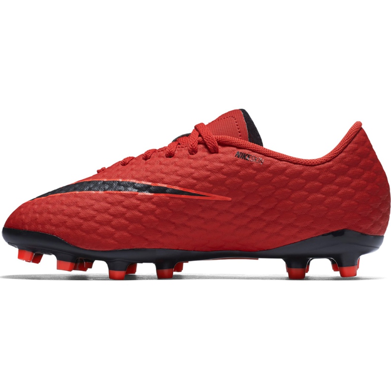 Botas de fútbol Nike Hypervenom X Phelon Iii Fg Jr 852595616 rojo 1
