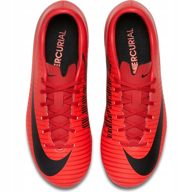 Zapatillas de fútbol Nike Mercurial Victory Vi Fg Jr 831945616 naranja rojo 1