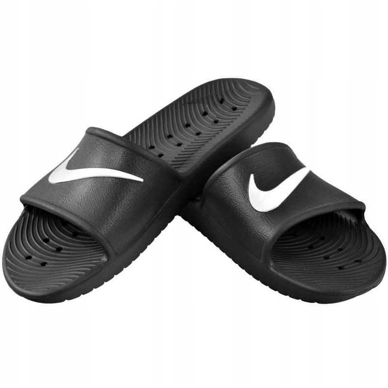 Zapatillas de hombre Nike Kawa Shower 832528001 negro 1