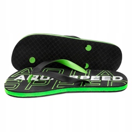 Zapatillas de hombre Aqua-Speed ​​Rhodes negras y verdes col. 38 negro 2