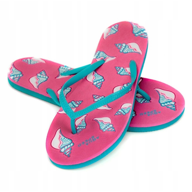 Zapatillas Aqua-Speed ​​Napoli rosa azul 03 1