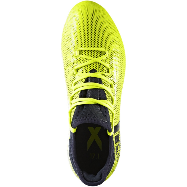 Botas de fútbol adidas X 17.1 Fg Jr S82297 multicolor verde 1