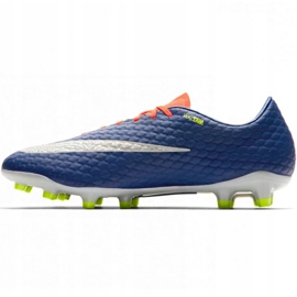 Botas de fútbol Nike Hypervenom Phelon Iii Fg 852556409 negro, morado, naranja naranja 2