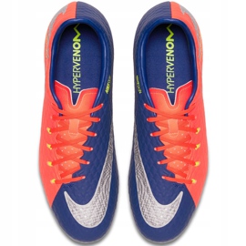 Botas de fútbol Nike Hypervenom Phelon Iii Fg 852556409 negro, morado, naranja naranja 1