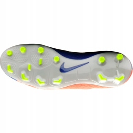 Botas de fútbol Nike Hypervenom Phelon Iii Fg 852556409 negro, morado, naranja naranja 4