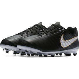 Botas de fútbol Nike Tiempo Ligera Iv Fg Jr 897725002 negro negro 3