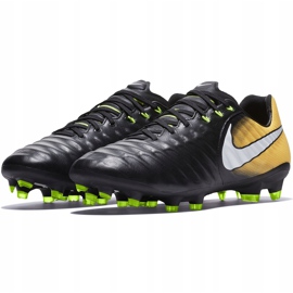 Zapatos de fútbol Nike Tiempo Ligera Iv Fg Jr 897725008 negro 3