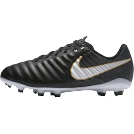 Botas de fútbol Nike Tiempo Ligera Iv Fg Jr 897725002 negro negro 2