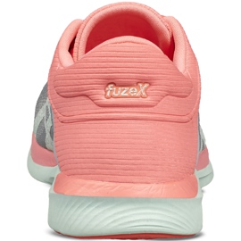 Zapatillas de running de mujer Asics Fuze X Rush T768N-9687 rosado gris 3