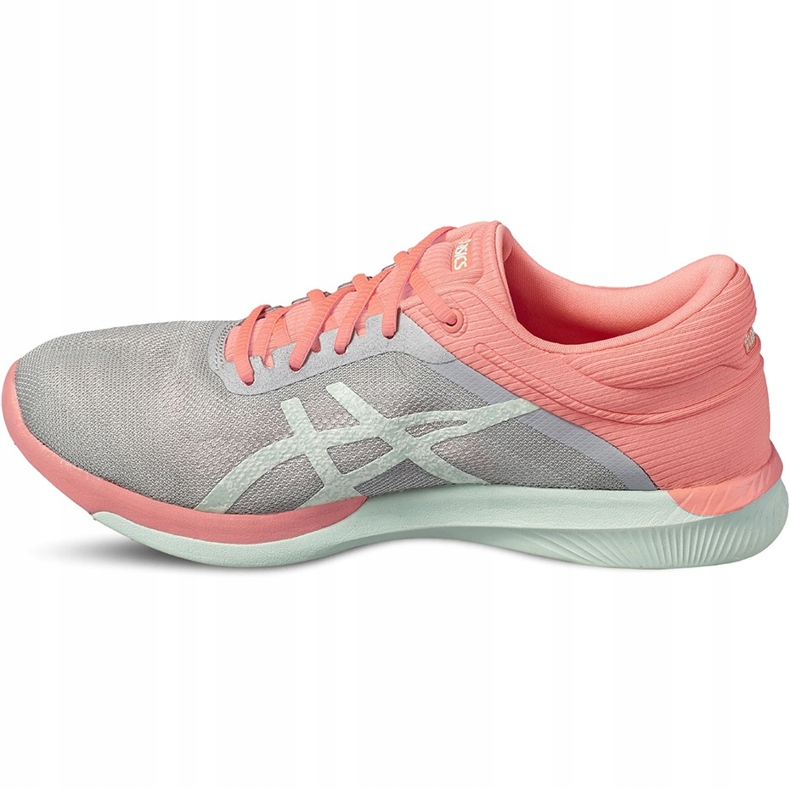 Zapatillas de running de mujer Asics Fuze X Rush T768N-9687 rosa gris 1